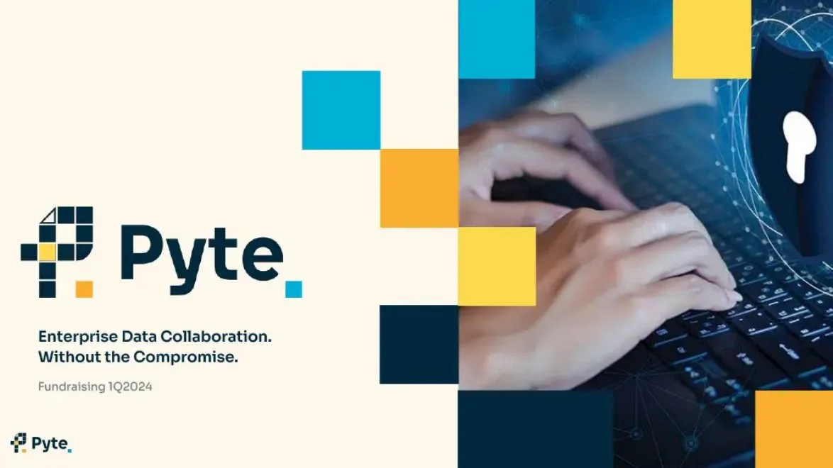 Pitch deck: Cryptographic data collaboration startup Pyte raises $5M · slide 1