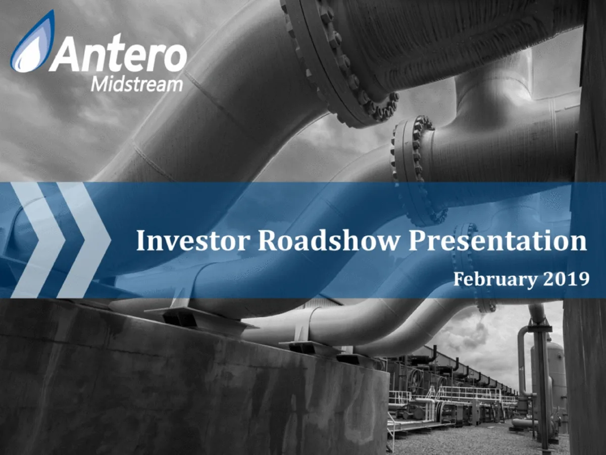 Antero Midstream Partners | Investor Presentation Deck | 54 slides · slide 1