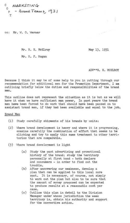 This is the foundational document for the modern brand management system.
