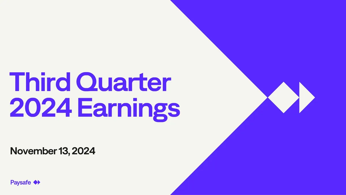 Paysafe | Results Presentation Deck | 25 slides · slide 1