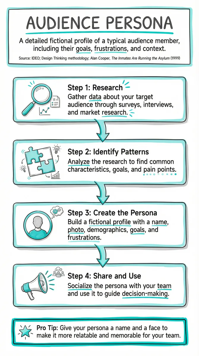 Audience Persona pattern illustration