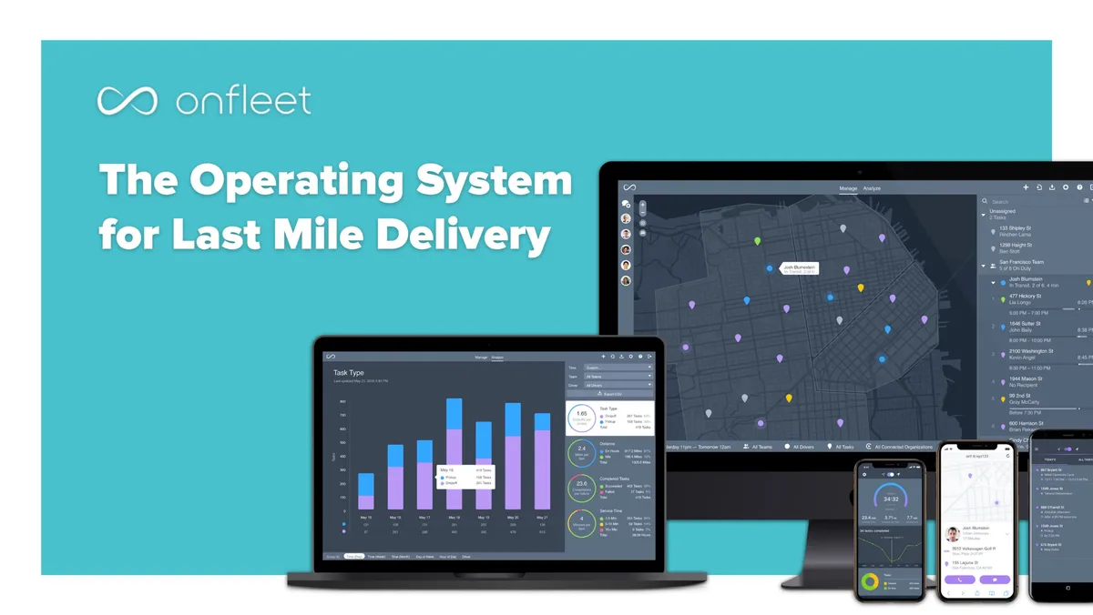 Check out the 25-slide pitch deck a startup that manages deliveries for companies like Kroger and Sweetgreen used to nab a $14 million Series A · slide 1