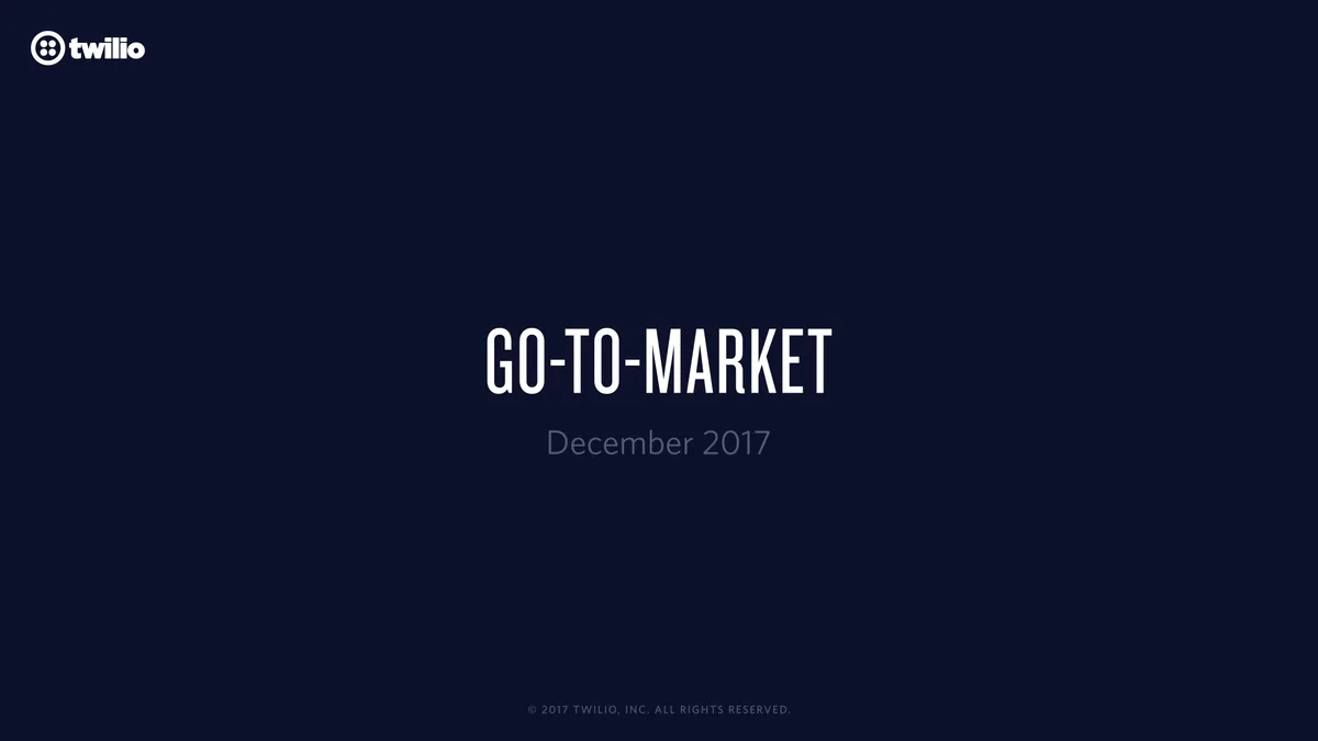5 go to market x · slide 1