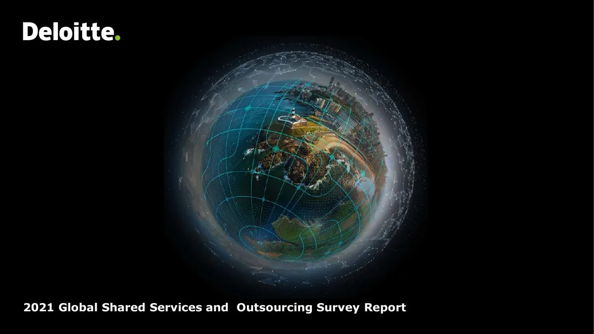 2021 Global Shared Services and Outsourcing Survey Report · slide 1