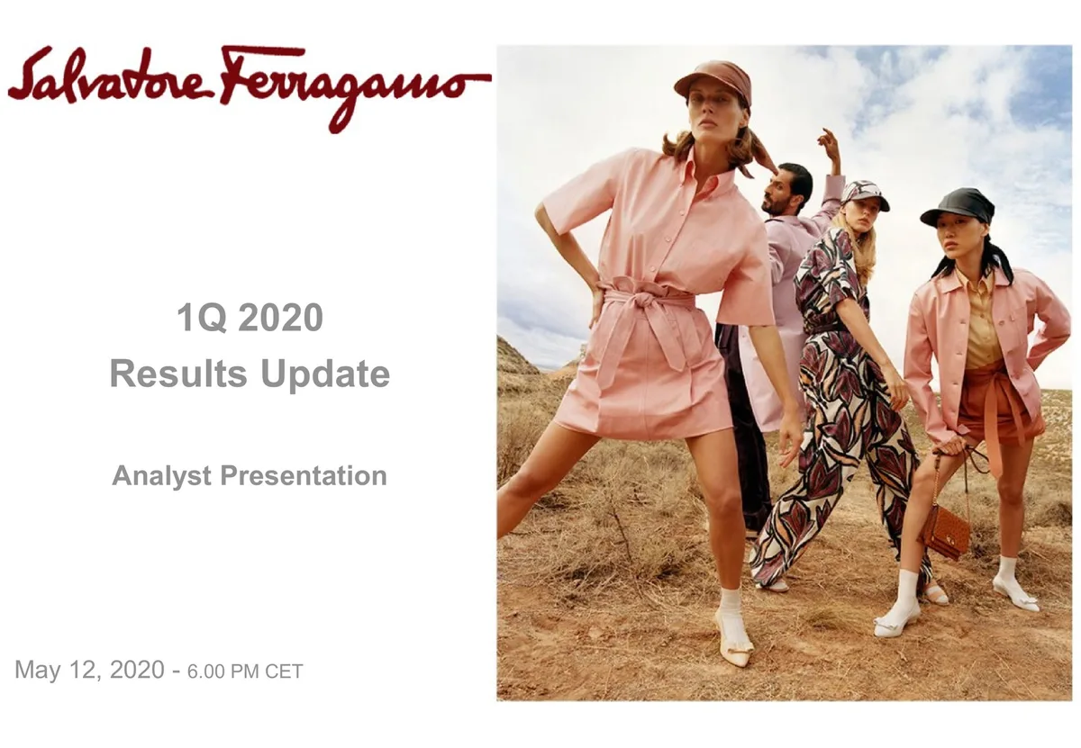 Salvatore Ferragamo | Results Presentation Deck | 11 slides · slide 1