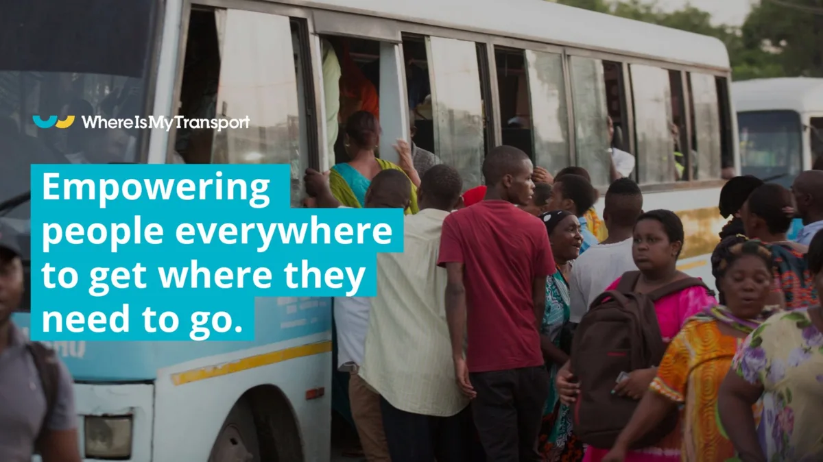 The slide uses a high-impact, emotional photograph to ground the mission statement in a real-world context.