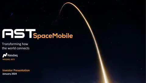 AST SpaceMobile | Investor Presentation Deck | 23 slides