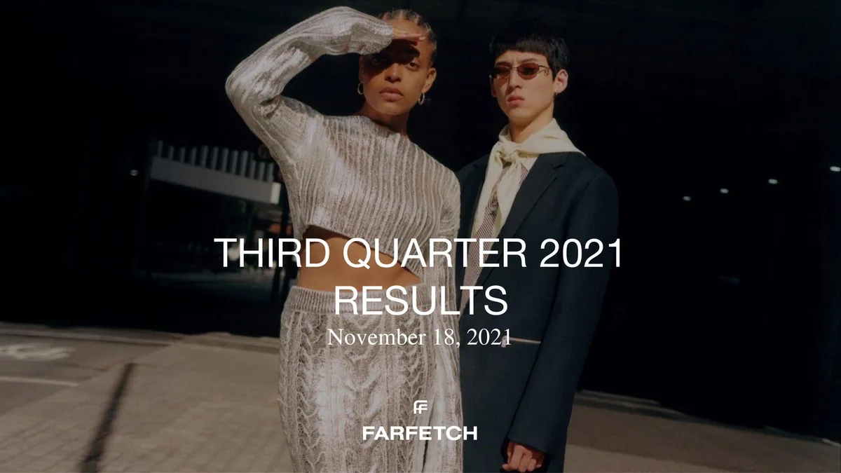 Farfetch | Results Presentation Deck | 14 slides · slide 1