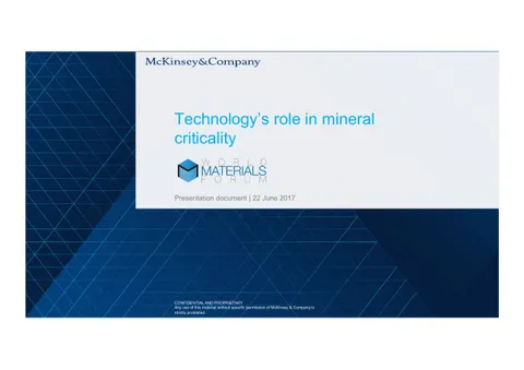 Technology Mineral Criticality