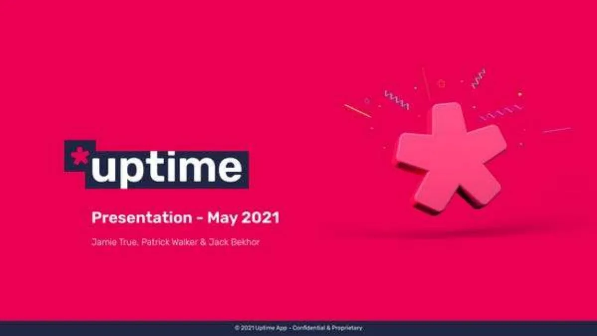 Uptime Pitch Deck · slide 1