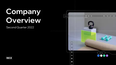 Wix | Results Presentation Deck | 19 slides