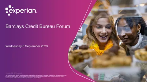 Barclays Credit Bureau Forum 2023