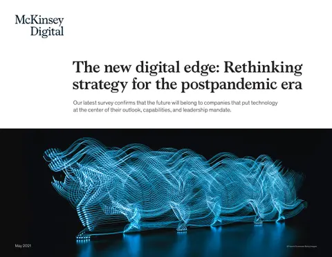 The new digital edge: Rethinking strategy for the postpandemic era