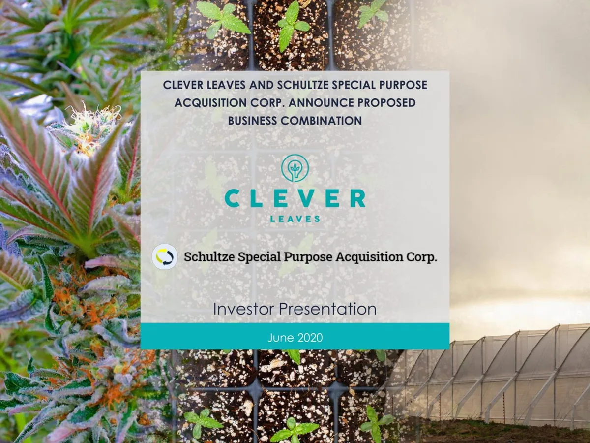 Clever Leaves | SPAC Presentation Deck | 16 slides · slide 1