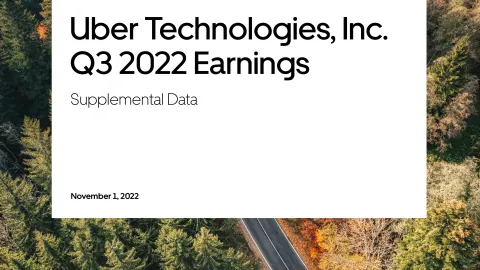 Uber | Results Presentation Deck | 31 slides