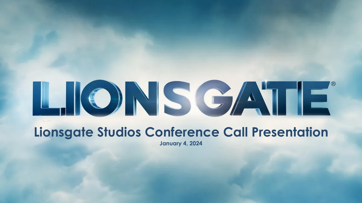 Lionsgate | SPAC Presentation Deck | 30 slides · slide 1