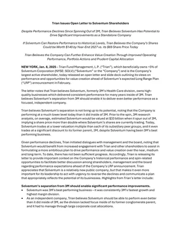 Solventum Corporation (SOLV)
