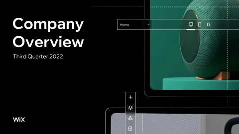 Wix | Results Presentation Deck | 20 slides