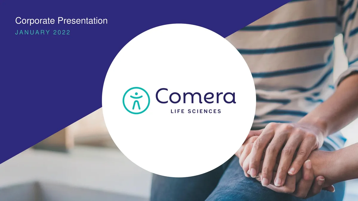 Comera | SPAC Presentation Deck | 33 slides · slide 1