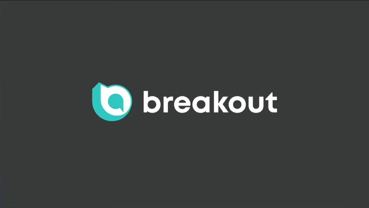 Breakout | Start Up Pitch Deck | 15 slides · slide 1