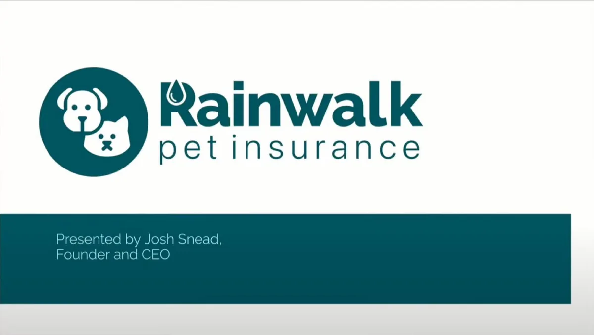 Rainwalk | Start Up Pitch Deck | 8 slides · slide 1