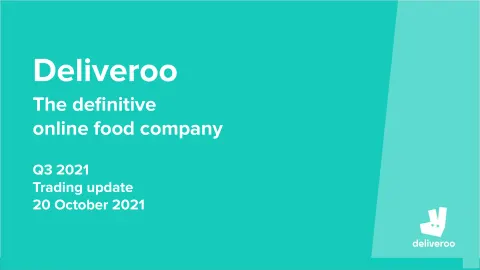 Deliveroo | Results Presentation Deck | 13 slides