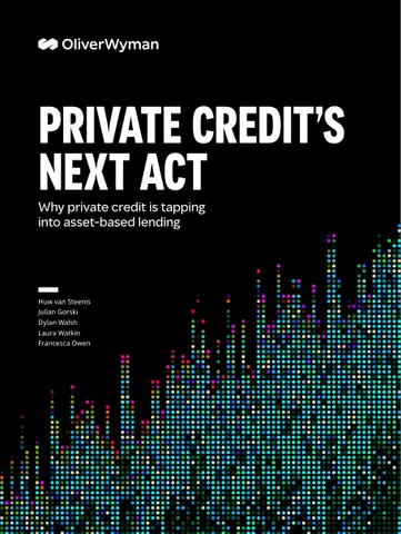 Private Credits Next Act