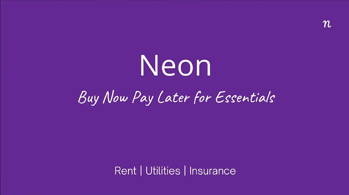 Neon | Start Up Pitch Deck | 14 slides · slide 1