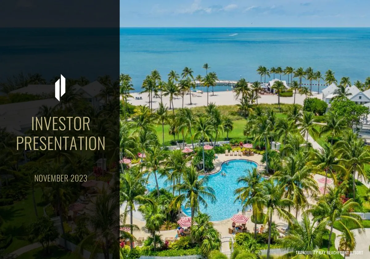 DiamondRock Hospitality | Investor Presentation Deck | 30 slides · slide 1