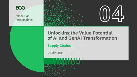 2024 Executive Perspectives Supply Chains Unlocking potential from AI and GenAI