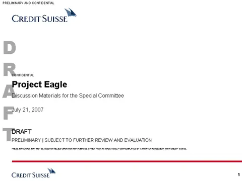 13 IBD presentation 2007 Cumulus Media Inc Credit Suisse 1