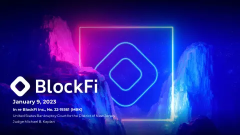BlockFi | Investor Presentation Deck | 27 slides