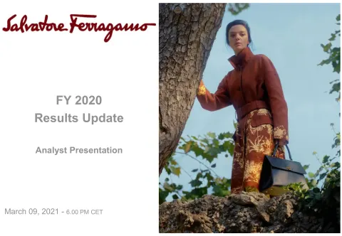 Salvatore Ferragamo | Results Presentation Deck | 10 slides