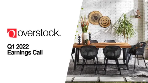 Overstock | Results Presentation Deck | 32 slides