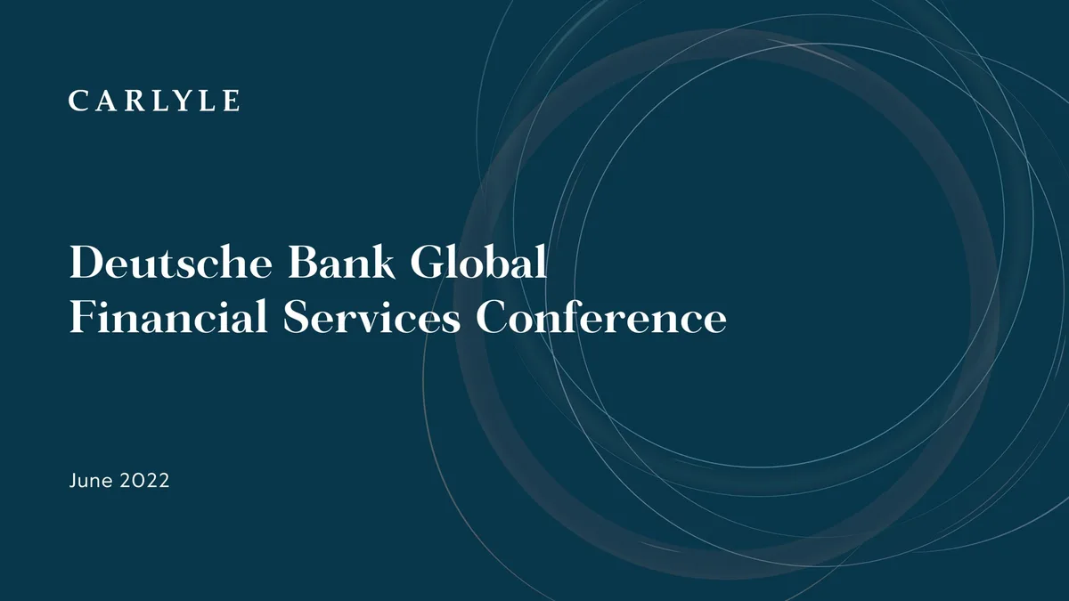 Carlyle | Investor Conference Presentation Deck | 37 slides · slide 1