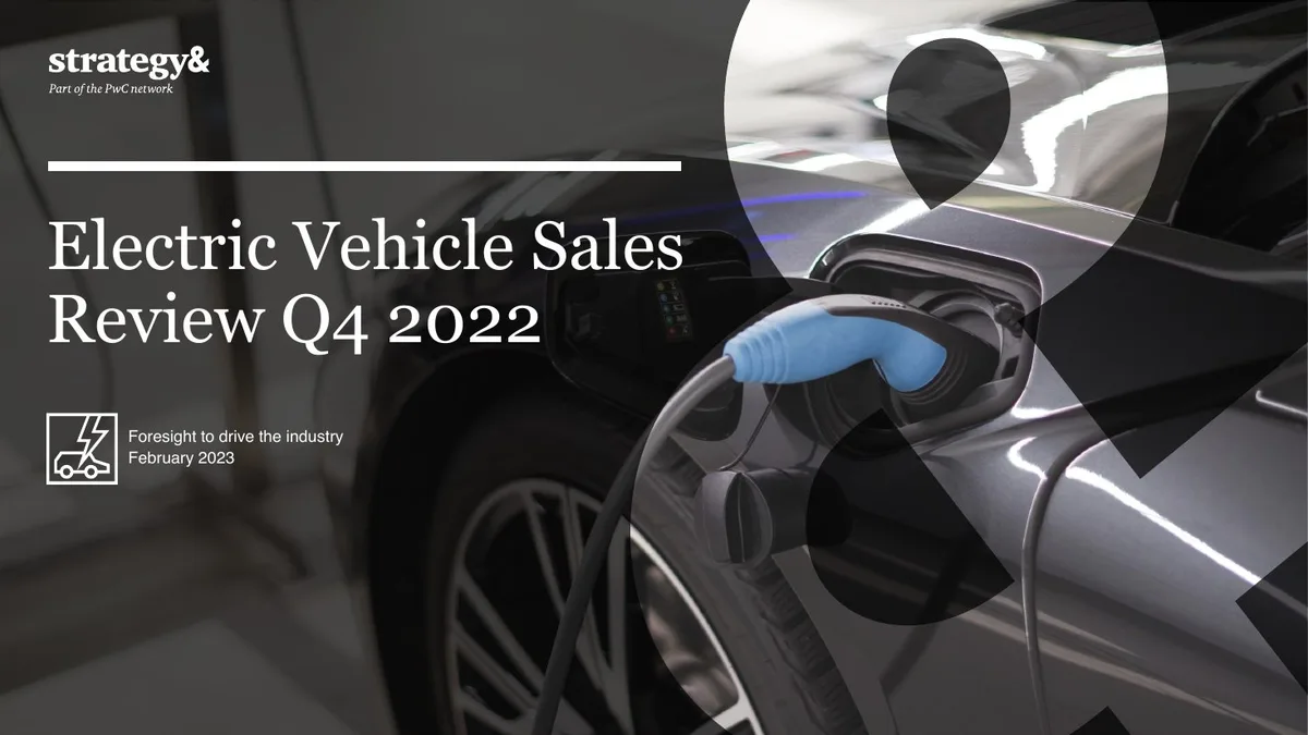 Electric Vehicle Sales Review Q4 2022 · slide 1