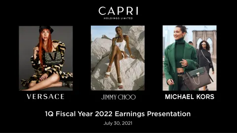 Capri Holdings | Results Presentation Deck | 13 slides