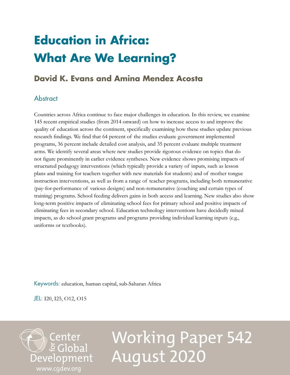 This is the cover page/abstract of a working paper.