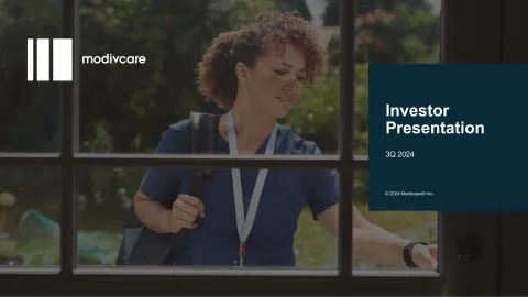 ModivCare | Investor Presentation Deck | 36 slides