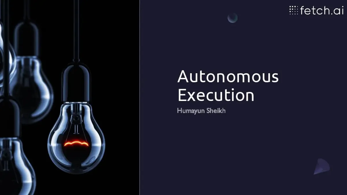 The slide features a dark aesthetic with lightbulb imagery, likely representing innovation or ideas.