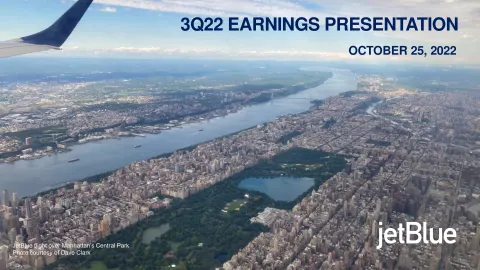 jetBlue | Results Presentation Deck | 22 slides