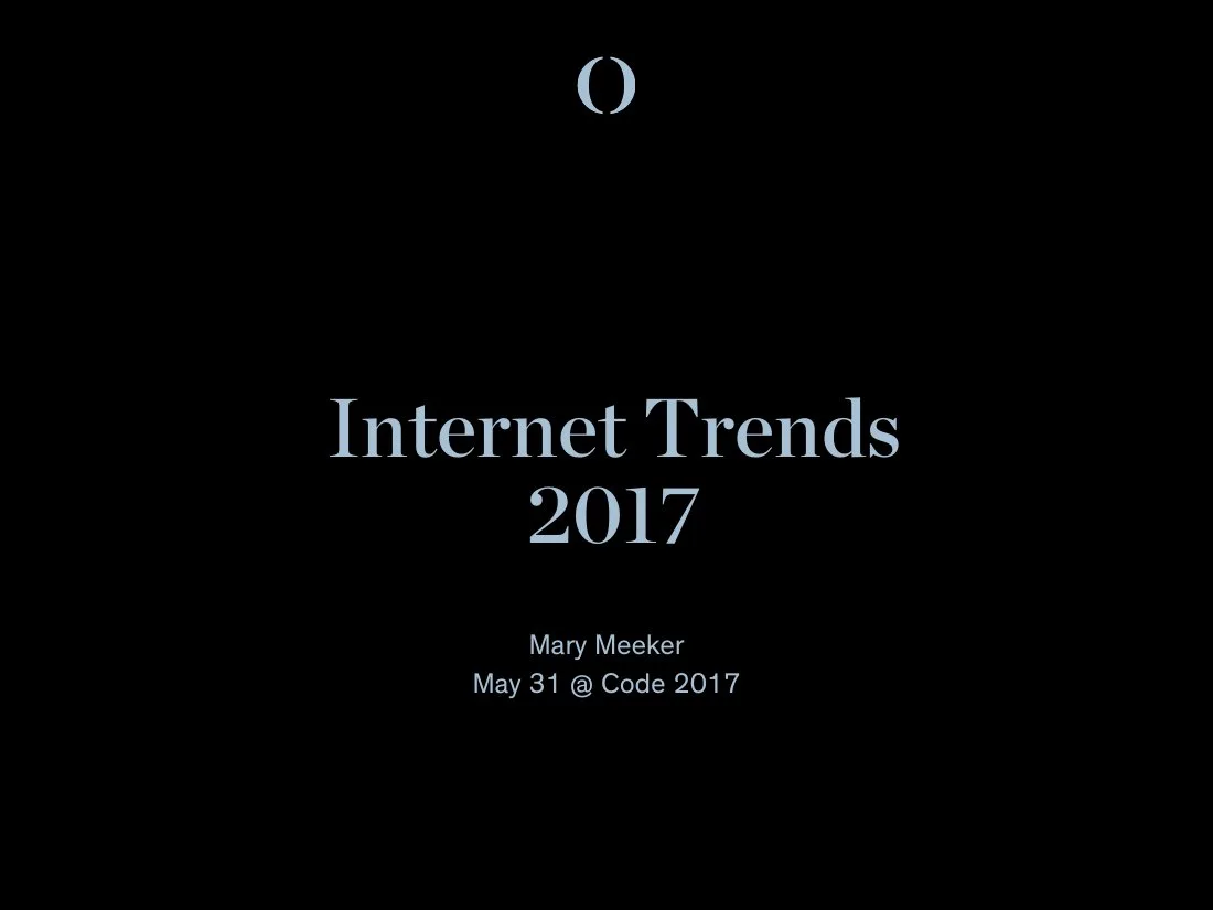 2017 Bond Cap Internet Trends 2017 · slide 1