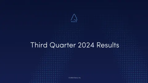 Aeva | Results Presentation Deck | 11 slides