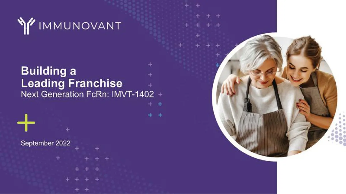 Roivant Sciences | Investor Presentation Deck | 21 slides · slide 1