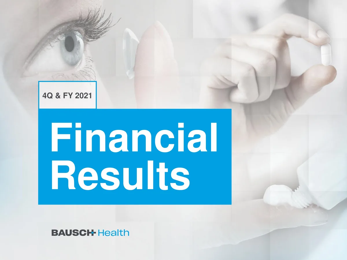 Bausch Health Companies | Results Presentation Deck | 86 slides · slide 1