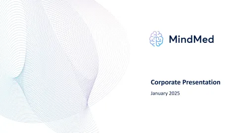 MindMed | Investor Presentation Deck | 28 slides