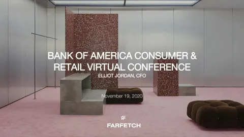 Farfetch | Investor Conference Presentation Deck | 18 slides