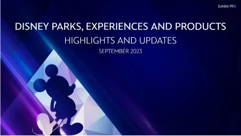 Disney | Investor Presentation Deck | 27 slides