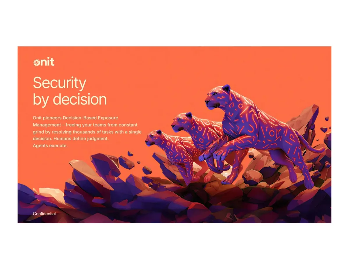 The slide uses a metaphorical illustration of panthers to convey speed, agility, and power.