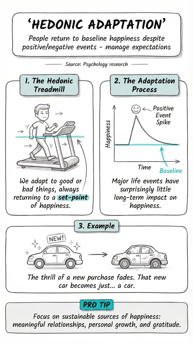 Hedonic Adaptation illustration